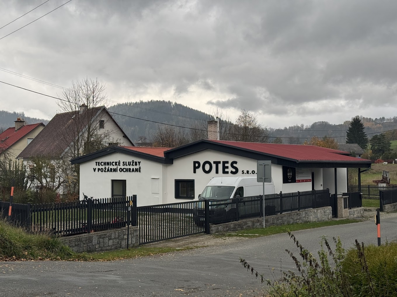 Sídlo společnosti POTES s.r.o. v Sobotíně